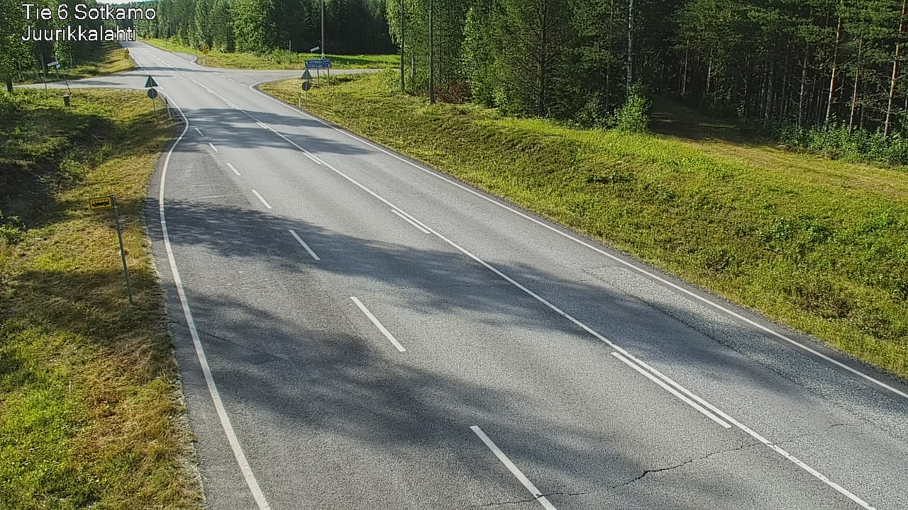 Weather Camera Image Road 6 Sotkamo, Juurikkalahti, Sotkamo, Kainuu