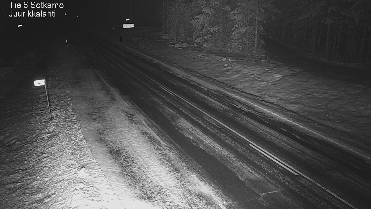 Weather Camera Image Väg 6 Sotkamo, Juurikkalahti, Sotkamo, Kainuu