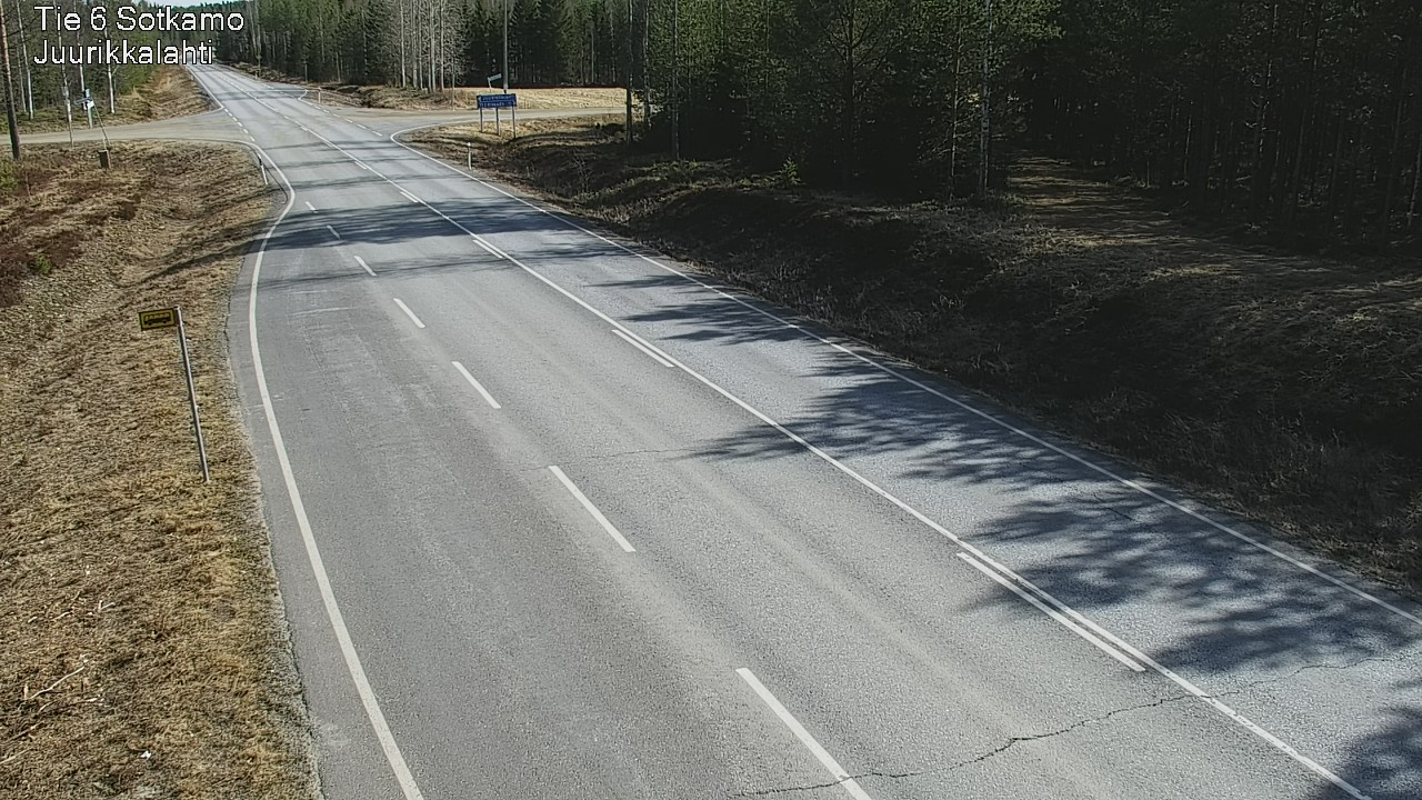 Kelikamerat Kuva Tie 6 Sotkamo, Juurikkalahti, Sotkamo, Kainuu