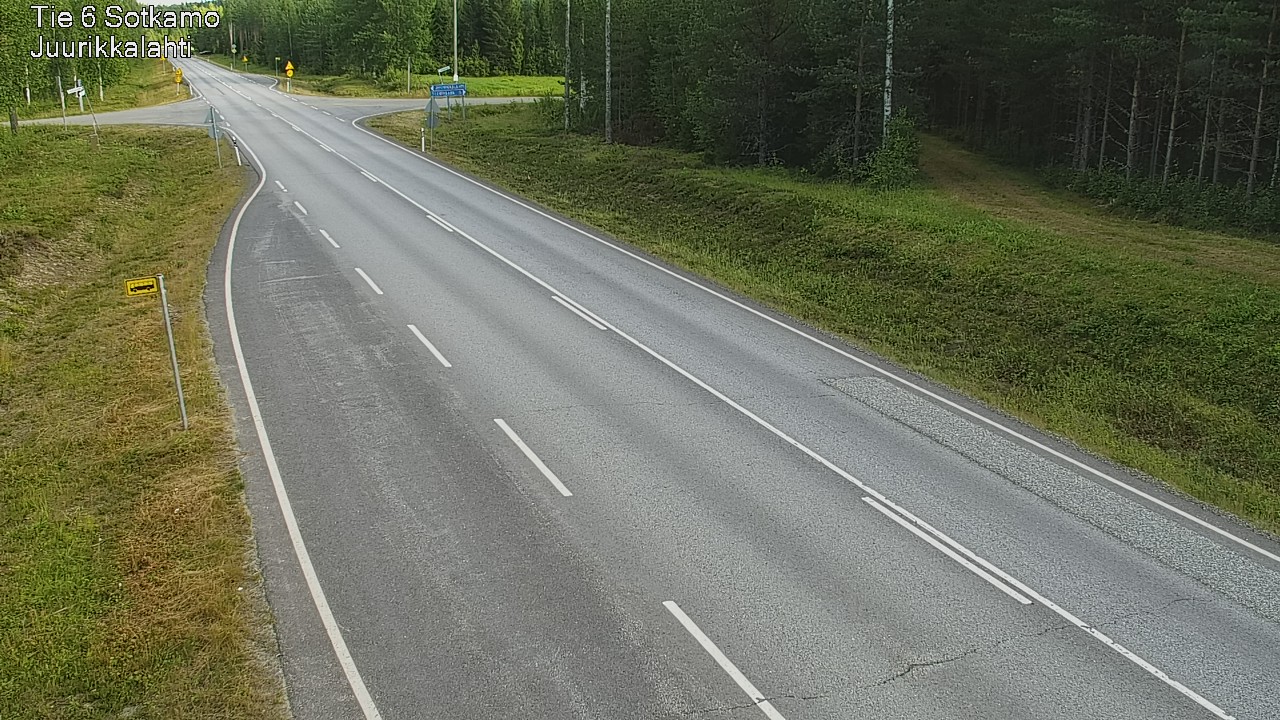 Weather Camera Image Väg 6 Sotkamo, Juurikkalahti, Sotkamo, Kainuu