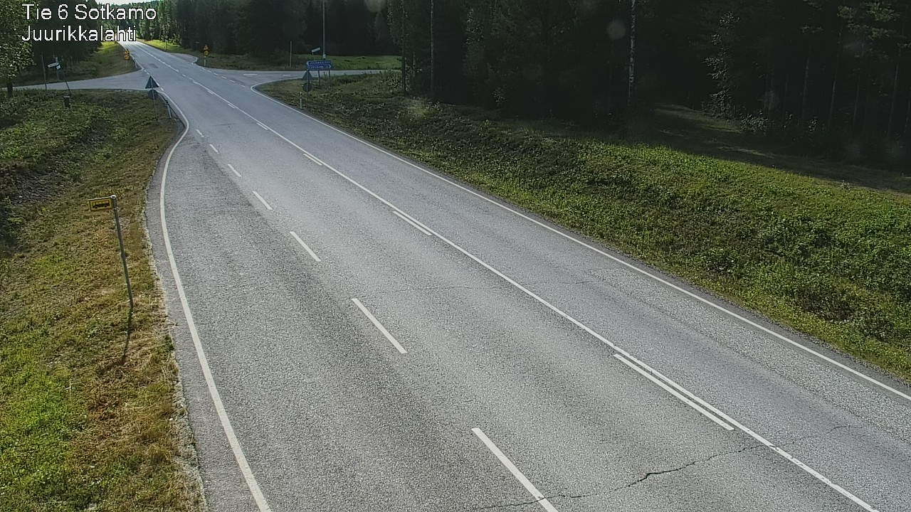 Weather Camera Image Väg 6 Sotkamo, Juurikkalahti, Sotkamo, Kainuu
