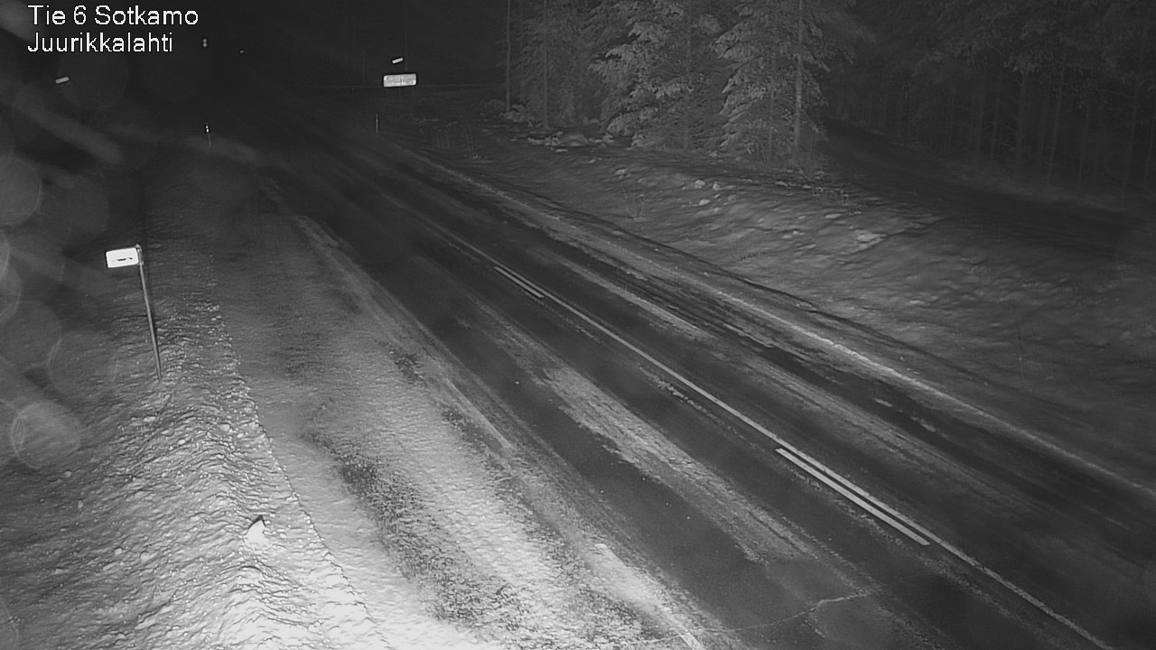 Weather Camera Image Väg 6 Sotkamo, Juurikkalahti, Sotkamo, Kainuu