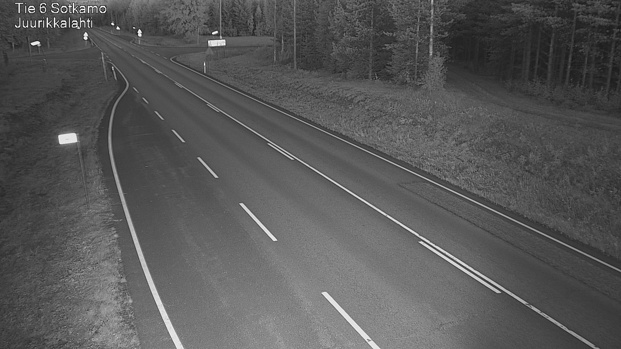 Weather Camera Image Väg 6 Sotkamo, Juurikkalahti, Sotkamo, Kainuu