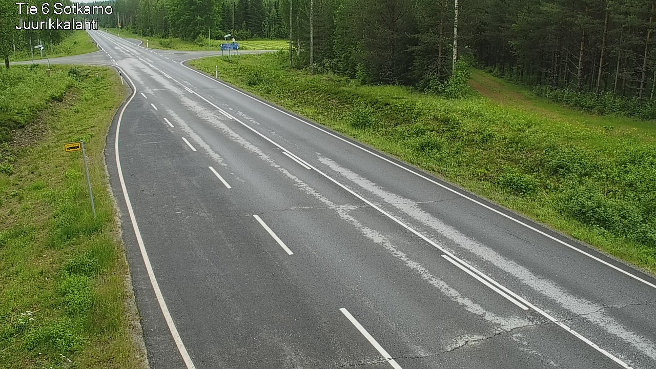 Weather Camera Image Road 6 Sotkamo, Juurikkalahti, Sotkamo, Kainuu