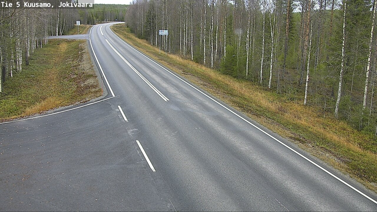 Kelikamerat Kuva Tie 5 Kuusamo, Jokivaara, Kuusamo, Pohjois-Pohjanmaa