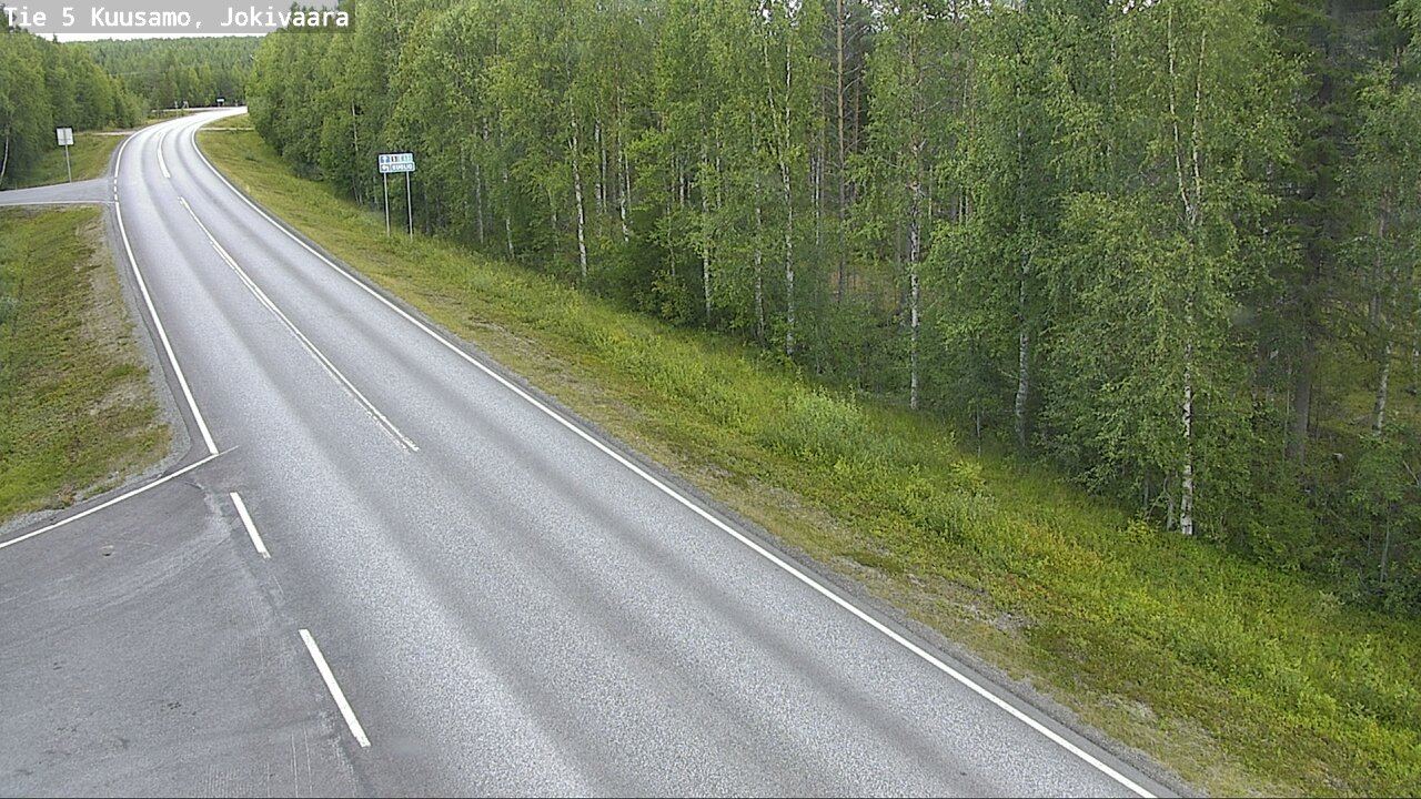 Kelikamerat Kuva Tie 5 Kuusamo, Jokivaara, Kuusamo, Pohjois-Pohjanmaa