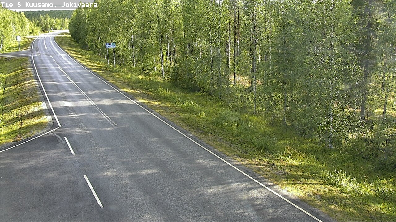 Kelikamerat Kuva Tie 5 Kuusamo, Jokivaara, Kuusamo, Pohjois-Pohjanmaa