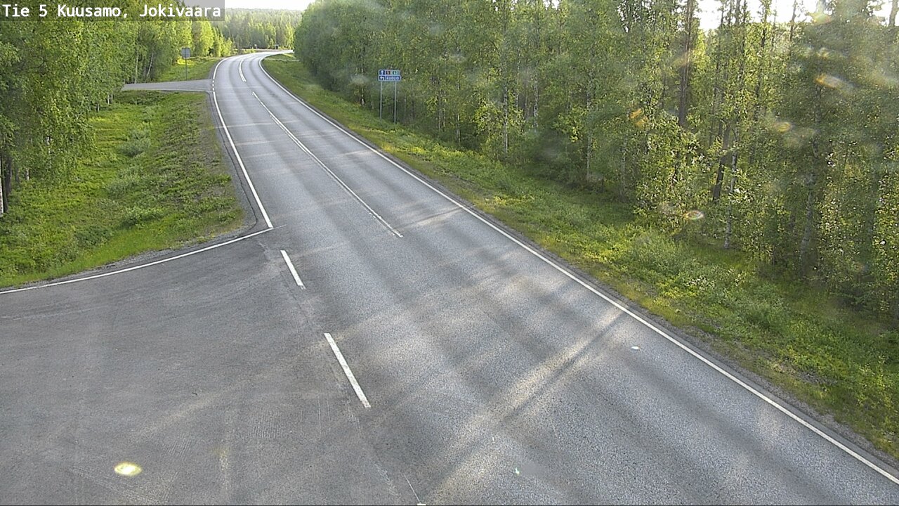 Kelikamerat Kuva Tie 5 Kuusamo, Jokivaara, Kuusamo, Pohjois-Pohjanmaa