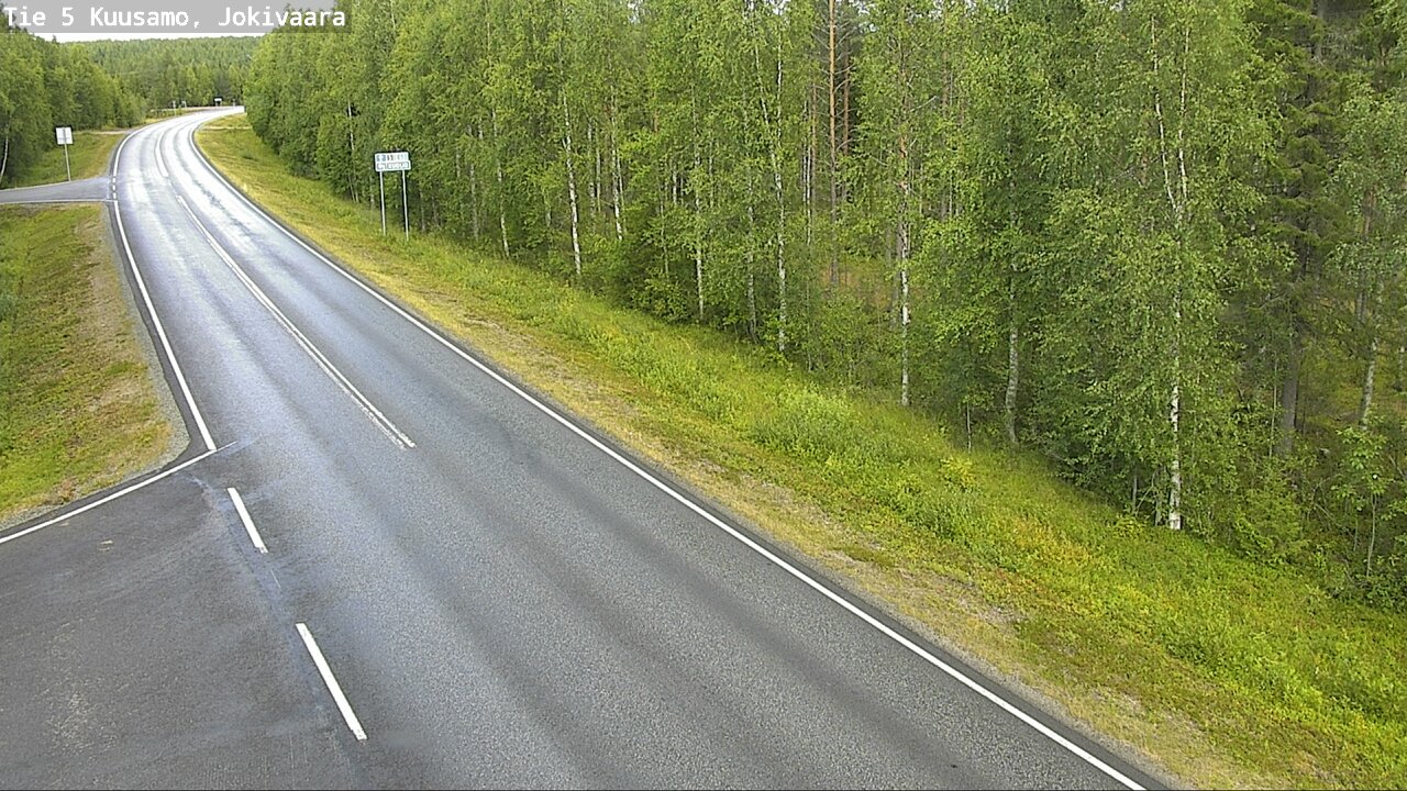Kelikamerat Kuva Tie 5 Kuusamo, Jokivaara, Kuusamo, Pohjois-Pohjanmaa