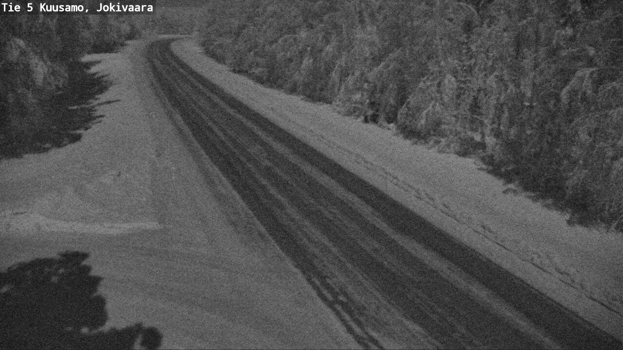 Weather Camera Image Road 5 Kuusamo, Jokivaara, Kuusamo, Pohjois-Pohjanmaa