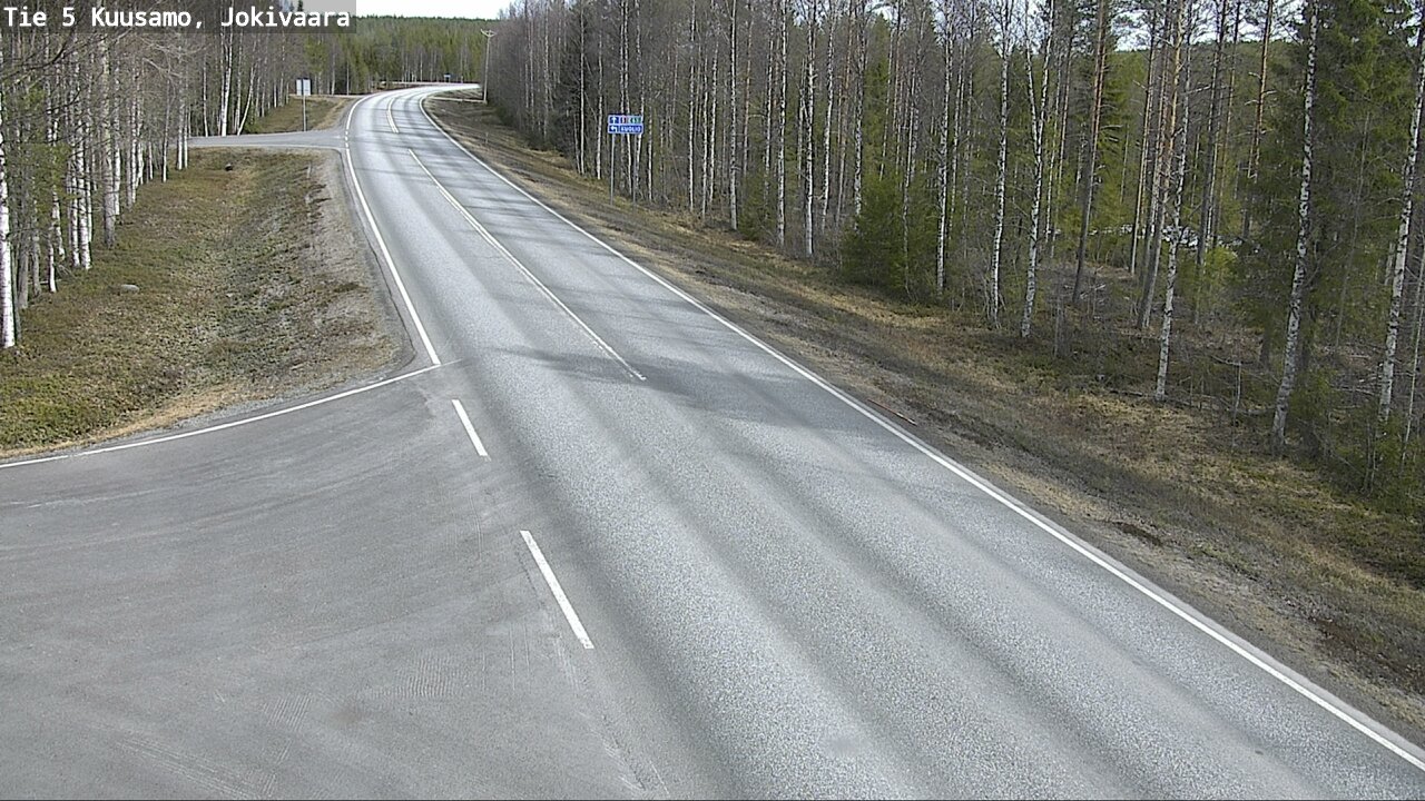 Kelikamerat Kuva Tie 5 Kuusamo, Jokivaara, Kuusamo, Pohjois-Pohjanmaa