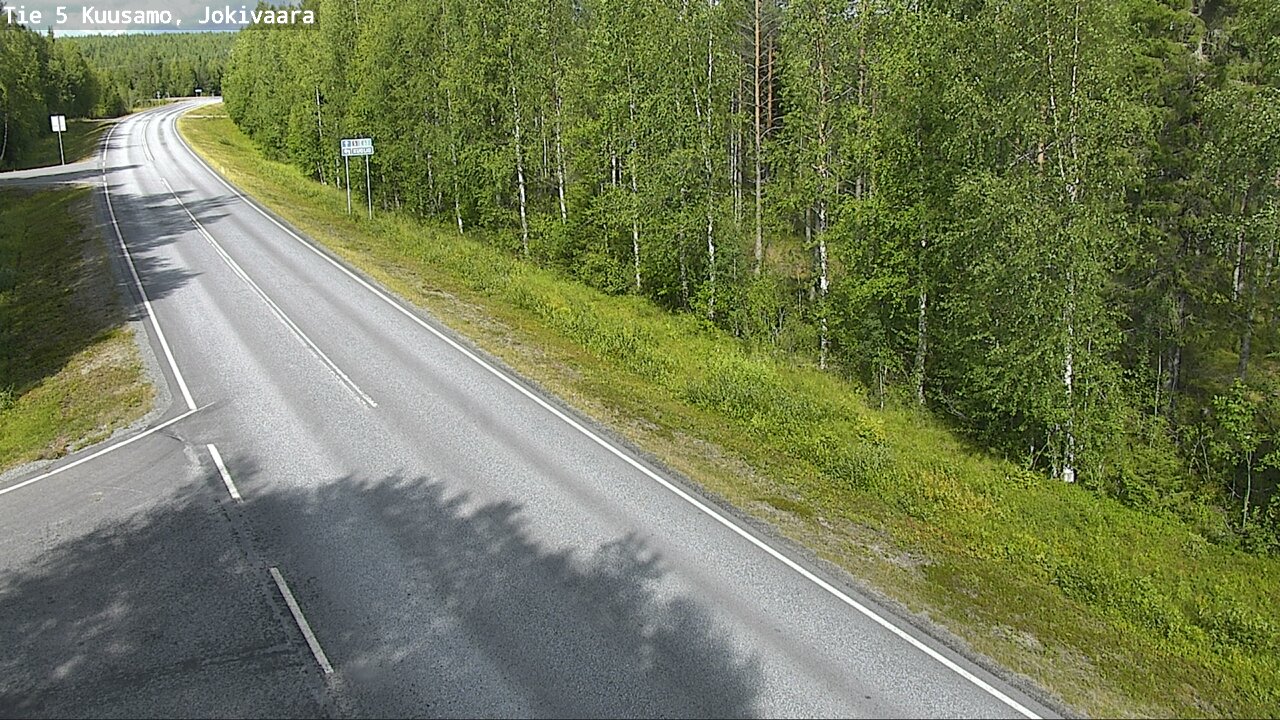 Kelikamerat Kuva Tie 5 Kuusamo, Jokivaara, Kuusamo, Pohjois-Pohjanmaa