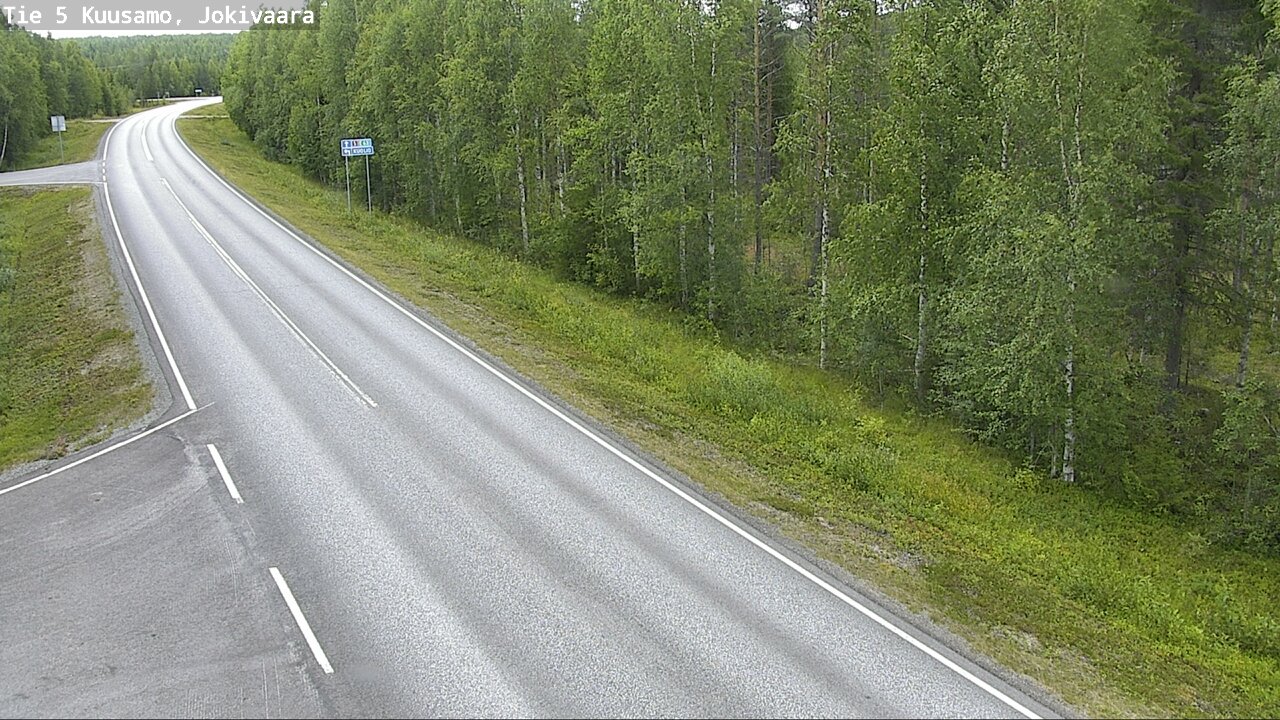 Kelikamerat Kuva Tie 5 Kuusamo, Jokivaara, Kuusamo, Pohjois-Pohjanmaa
