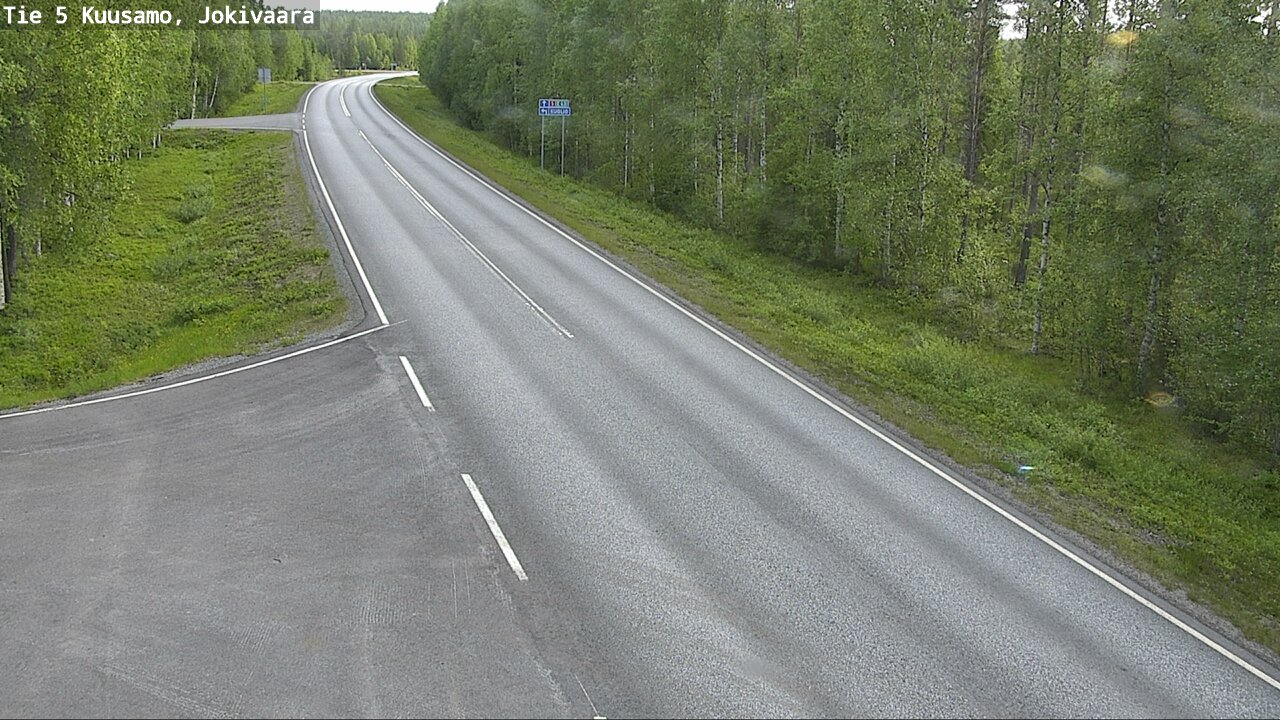 Kelikamerat Kuva Tie 5 Kuusamo, Jokivaara, Kuusamo, Pohjois-Pohjanmaa