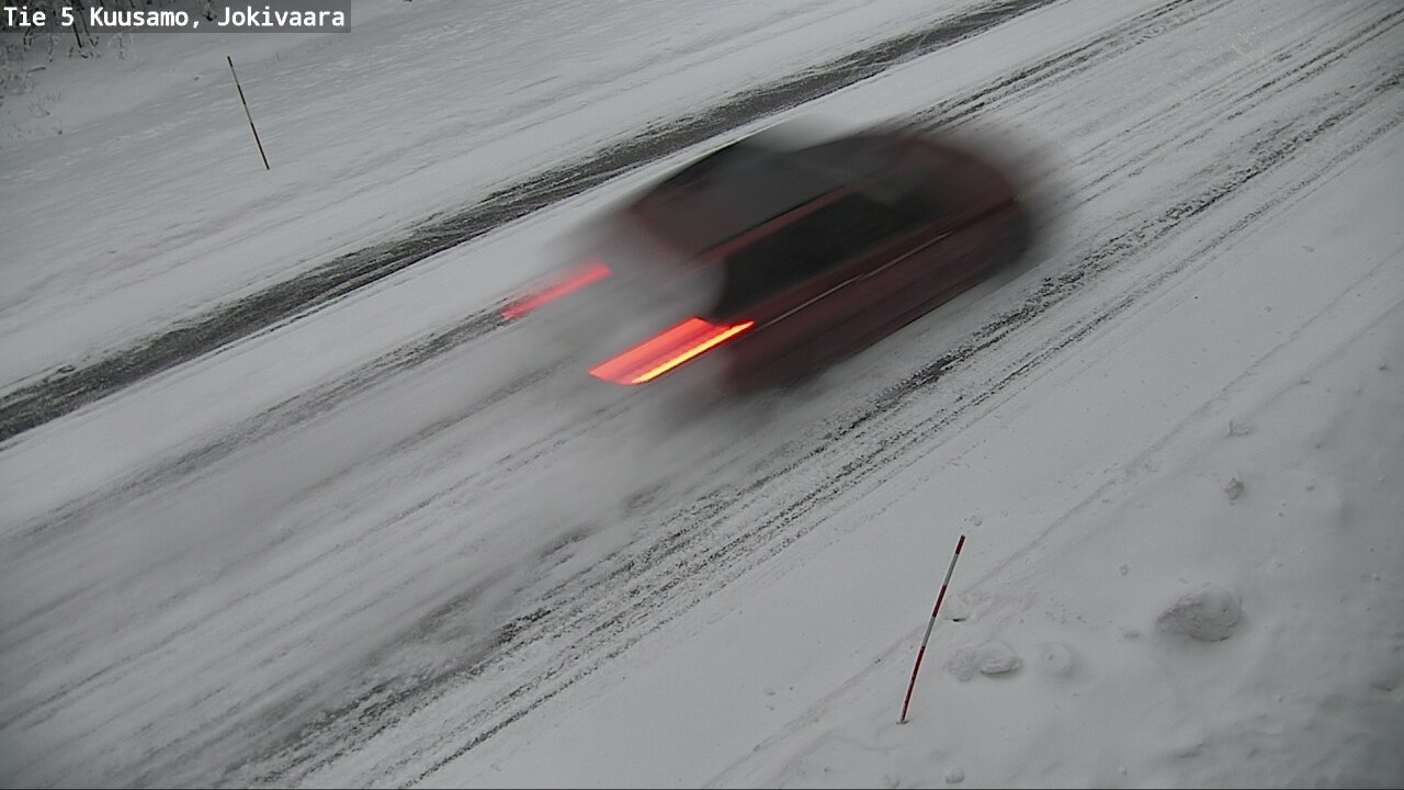 Weather Camera Image Väg 5 Kuusamo, Jokivaara, Kuusamo, Pohjois-Pohjanmaa