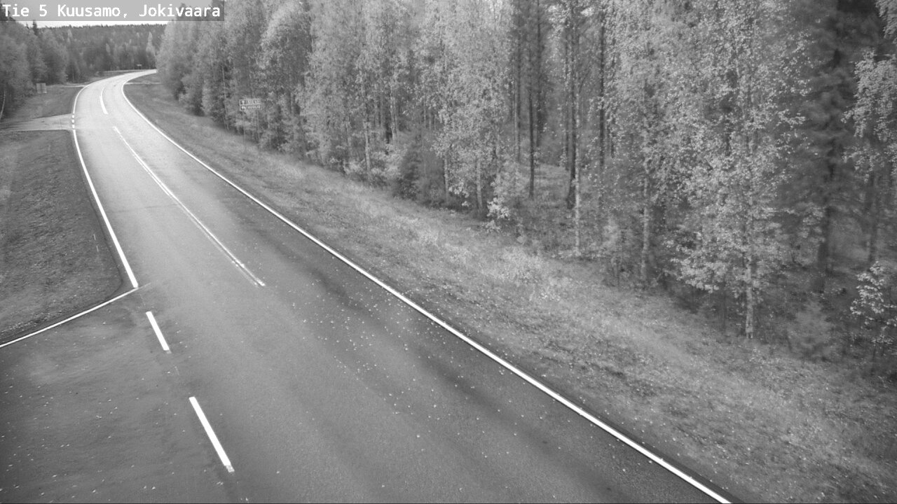 Weather Camera Image Väg 5 Kuusamo, Jokivaara, Kuusamo, Pohjois-Pohjanmaa