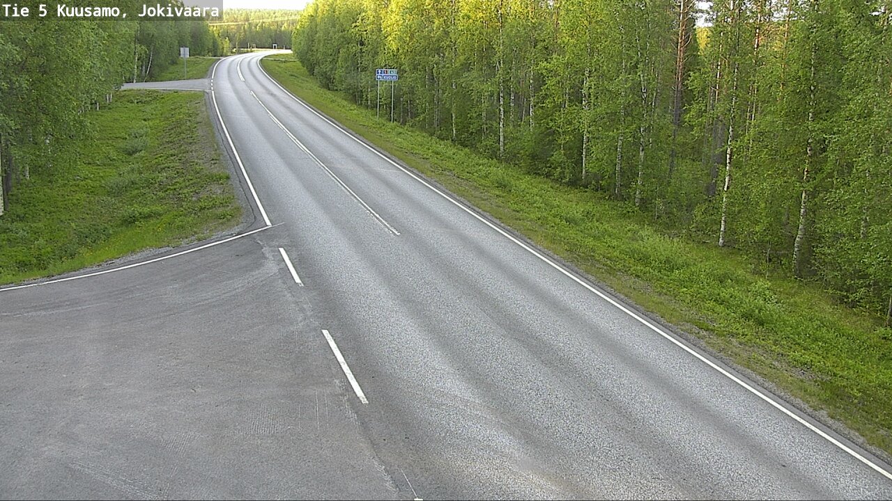 Kelikamerat Kuva Tie 5 Kuusamo, Jokivaara, Kuusamo, Pohjois-Pohjanmaa