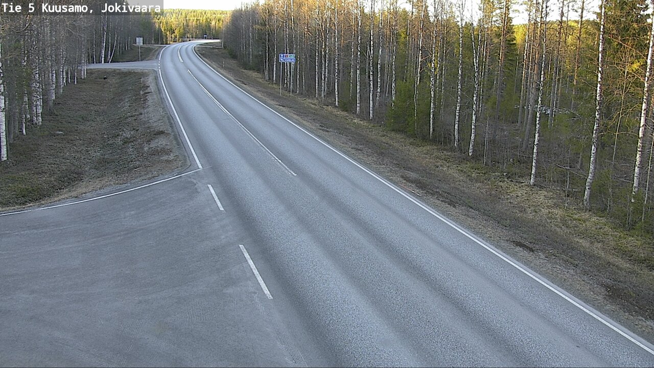 Kelikamerat Kuva Tie 5 Kuusamo, Jokivaara, Kuusamo, Pohjois-Pohjanmaa