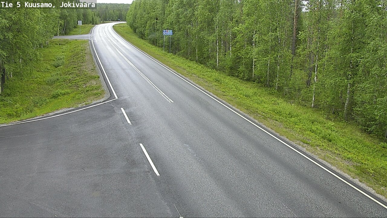 Kelikamerat Kuva Tie 5 Kuusamo, Jokivaara, Kuusamo, Pohjois-Pohjanmaa
