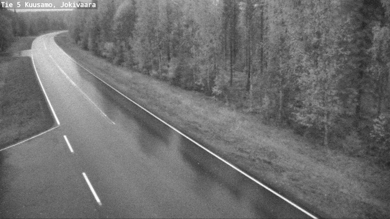 Weather Camera Image Road 5 Kuusamo, Jokivaara, Kuusamo, Pohjois-Pohjanmaa