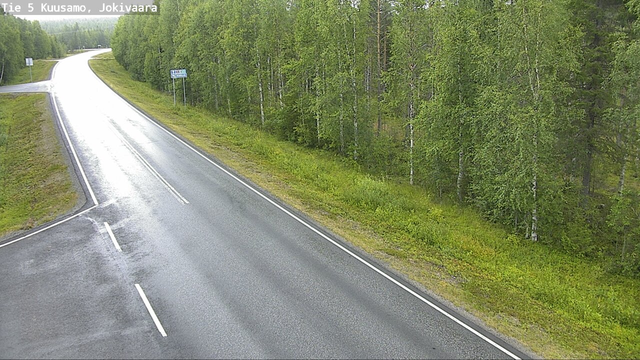 Kelikamerat Kuva Tie 5 Kuusamo, Jokivaara, Kuusamo, Pohjois-Pohjanmaa