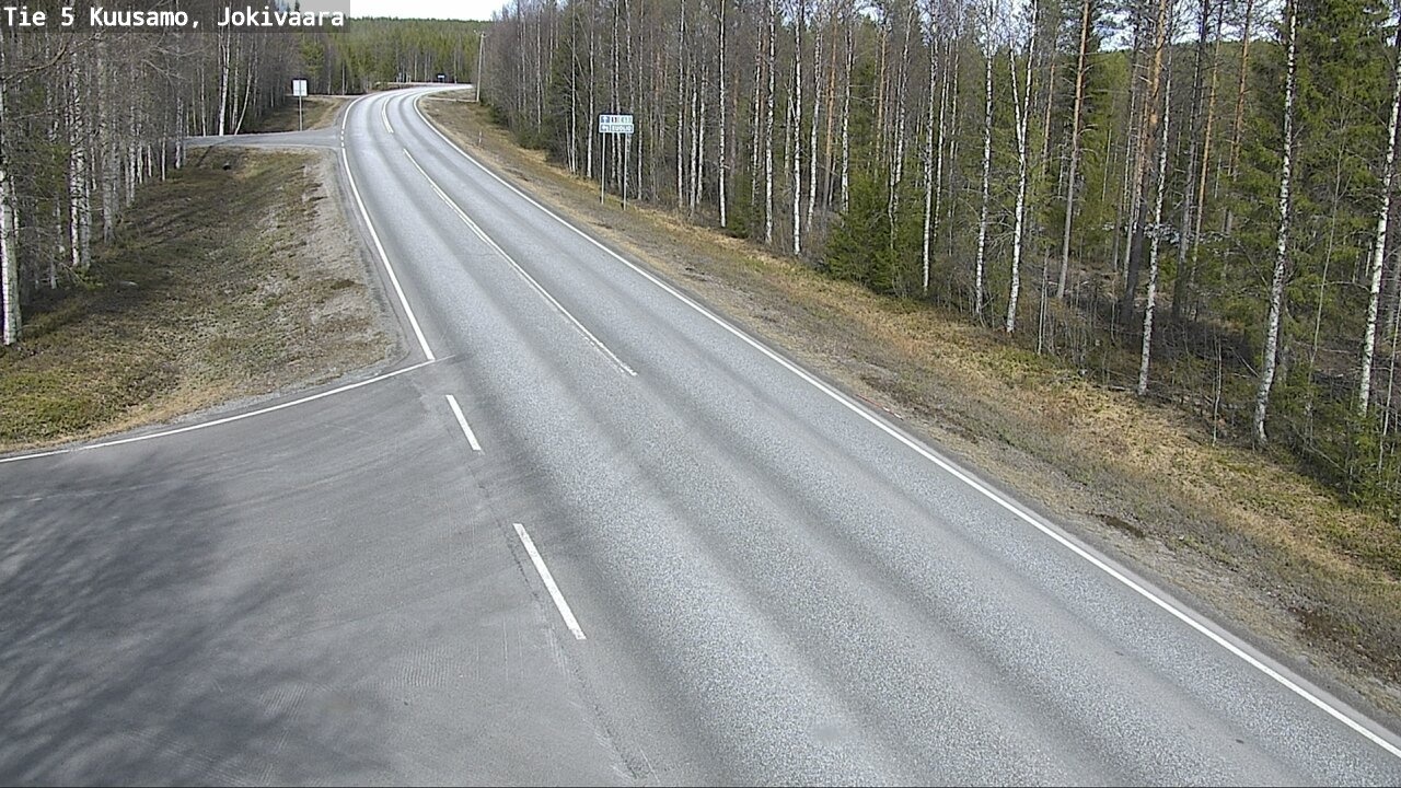Kelikamerat Kuva Tie 5 Kuusamo, Jokivaara, Kuusamo, Pohjois-Pohjanmaa