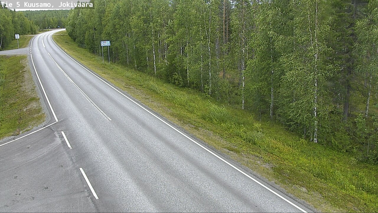 Kelikamerat Kuva Tie 5 Kuusamo, Jokivaara, Kuusamo, Pohjois-Pohjanmaa