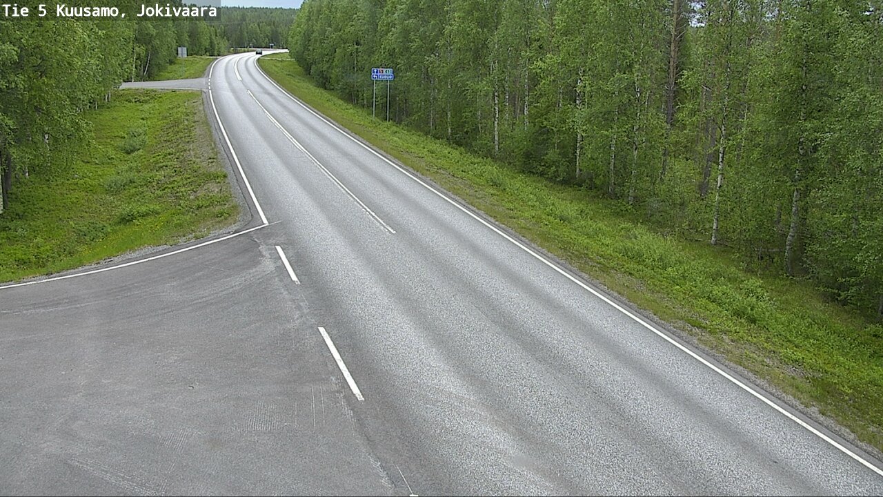 Kelikamerat Kuva Tie 5 Kuusamo, Jokivaara, Kuusamo, Pohjois-Pohjanmaa
