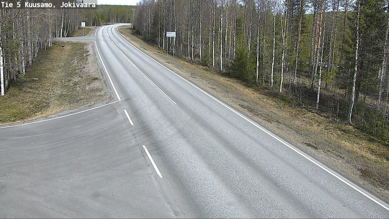 Kelikamerat Kuva Tie 5 Kuusamo, Jokivaara, Kuusamo, Pohjois-Pohjanmaa