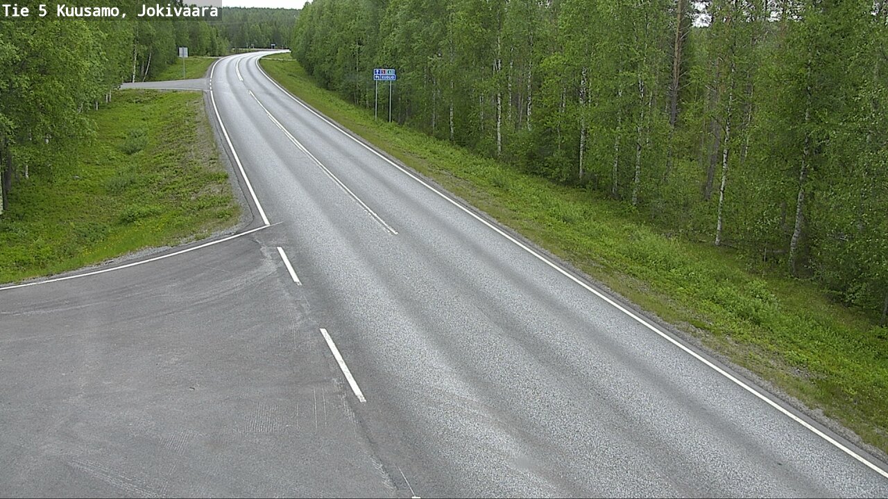 Kelikamerat Kuva Tie 5 Kuusamo, Jokivaara, Kuusamo, Pohjois-Pohjanmaa