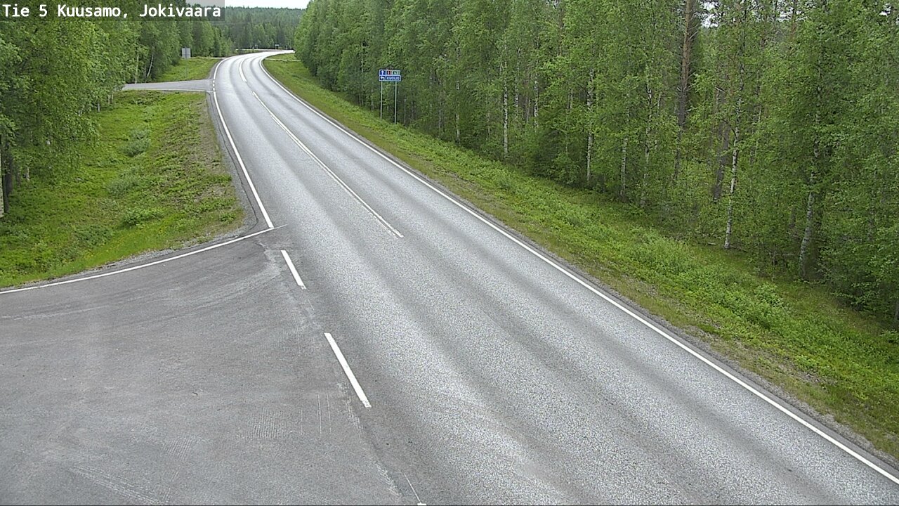 Kelikamerat Kuva Tie 5 Kuusamo, Jokivaara, Kuusamo, Pohjois-Pohjanmaa