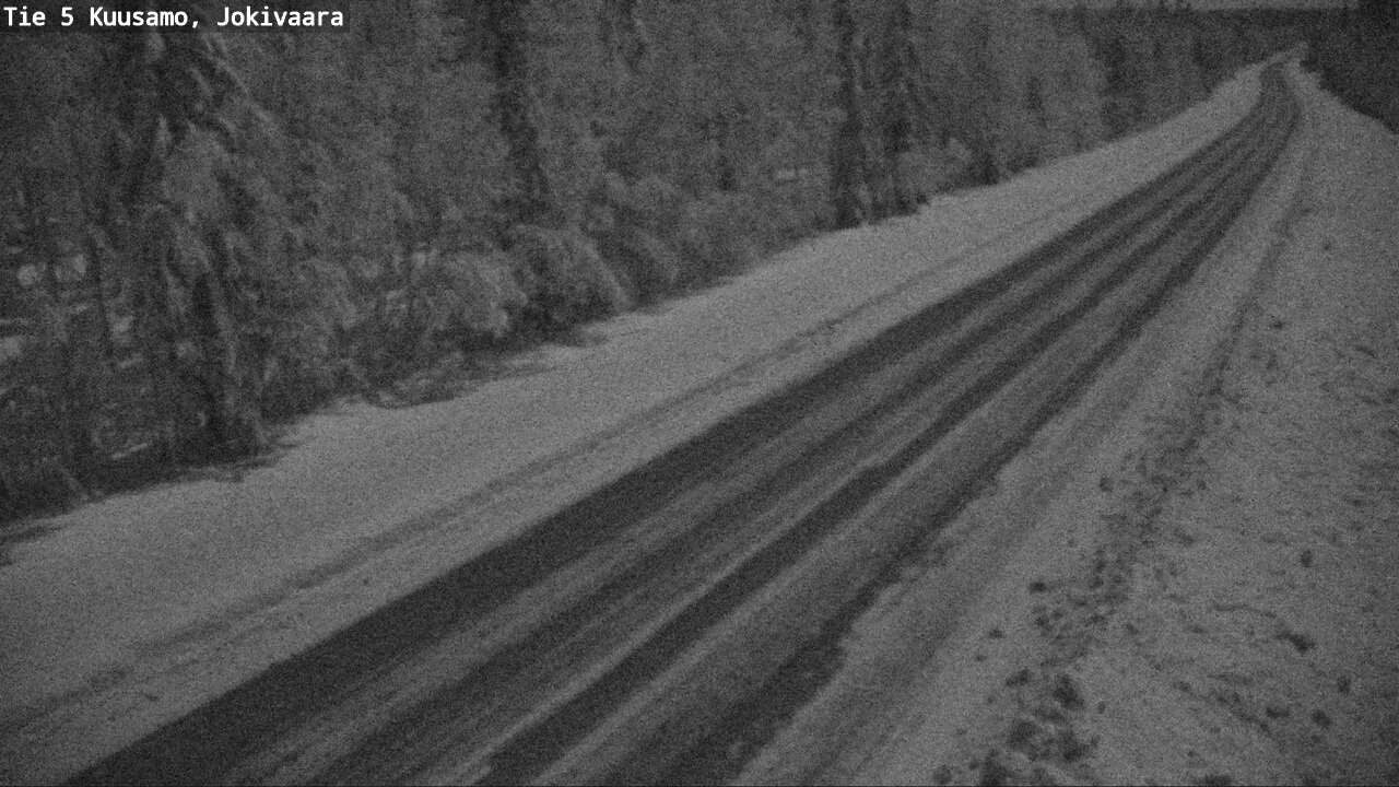 Weather Camera Image Road 5 Kuusamo, Jokivaara, Kuusamo, Pohjois-Pohjanmaa
