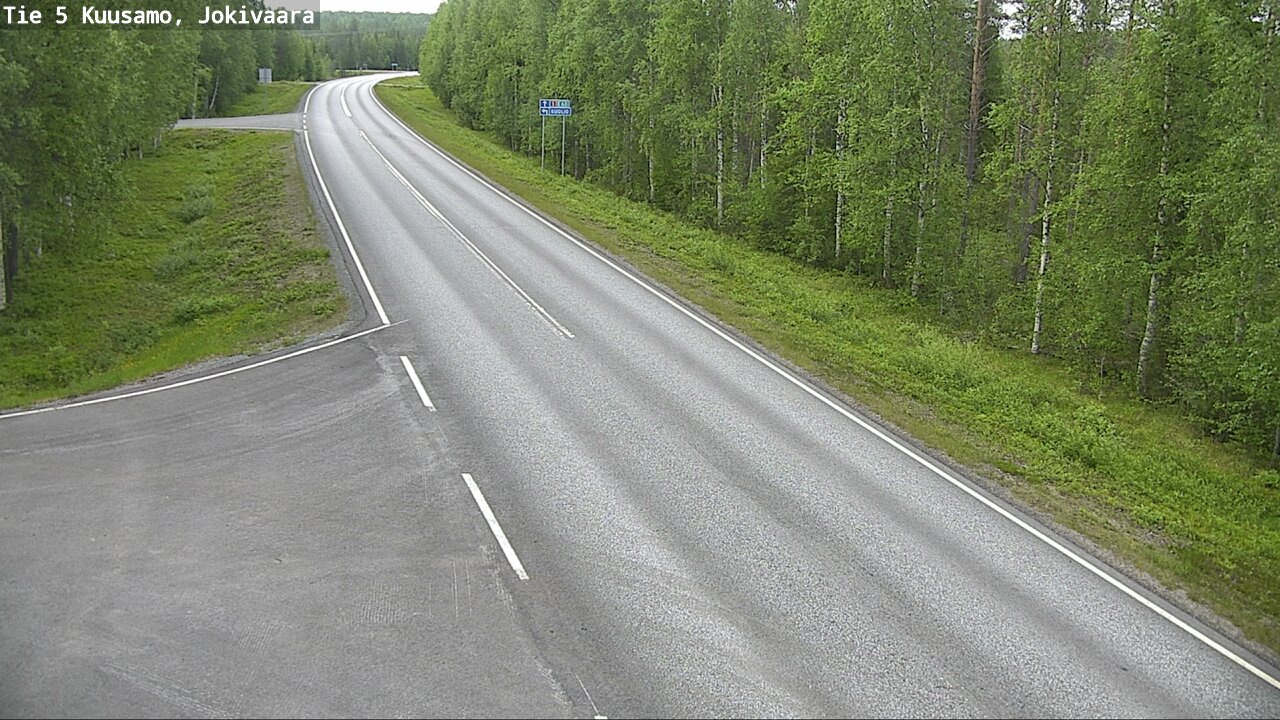 Kelikamerat Kuva Tie 5 Kuusamo, Jokivaara, Kuusamo, Pohjois-Pohjanmaa