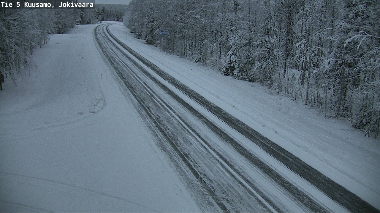 Weather Camera Image Väg 5 Kuusamo, Jokivaara, Kuusamo, Pohjois-Pohjanmaa