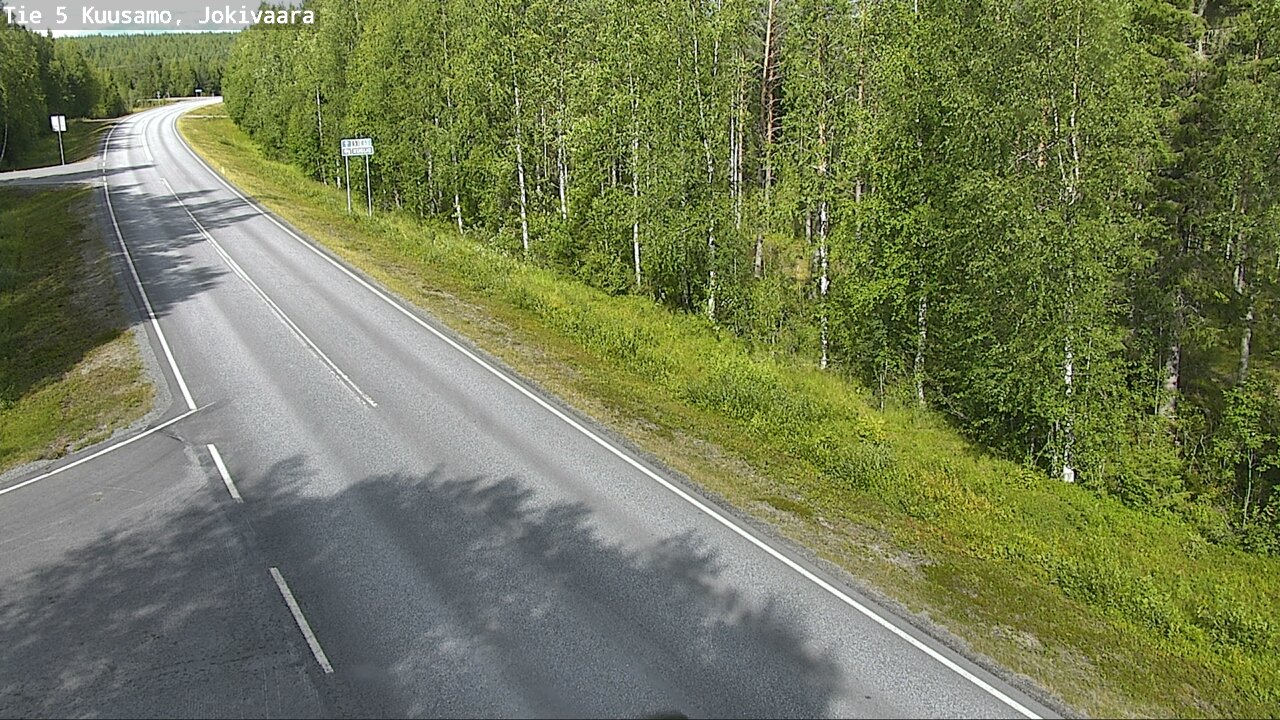 Kelikamerat Kuva Tie 5 Kuusamo, Jokivaara, Kuusamo, Pohjois-Pohjanmaa