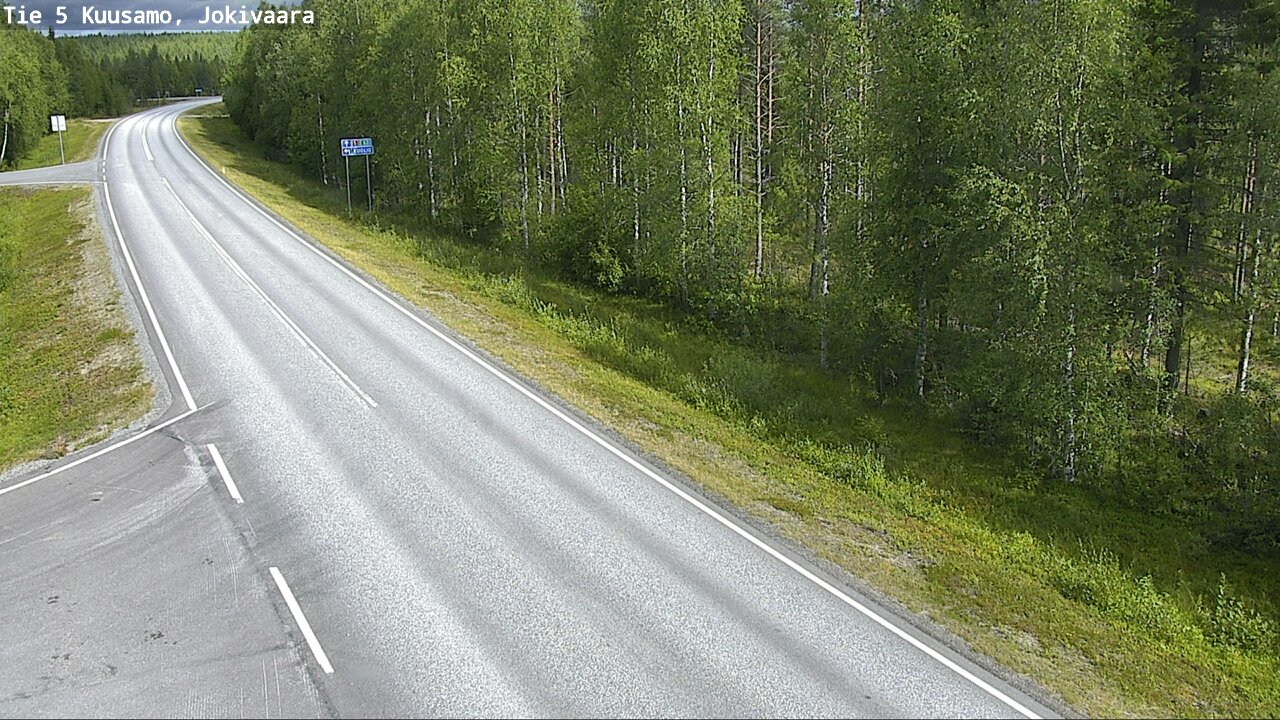 Kelikamerat Kuva Tie 5 Kuusamo, Jokivaara, Kuusamo, Pohjois-Pohjanmaa