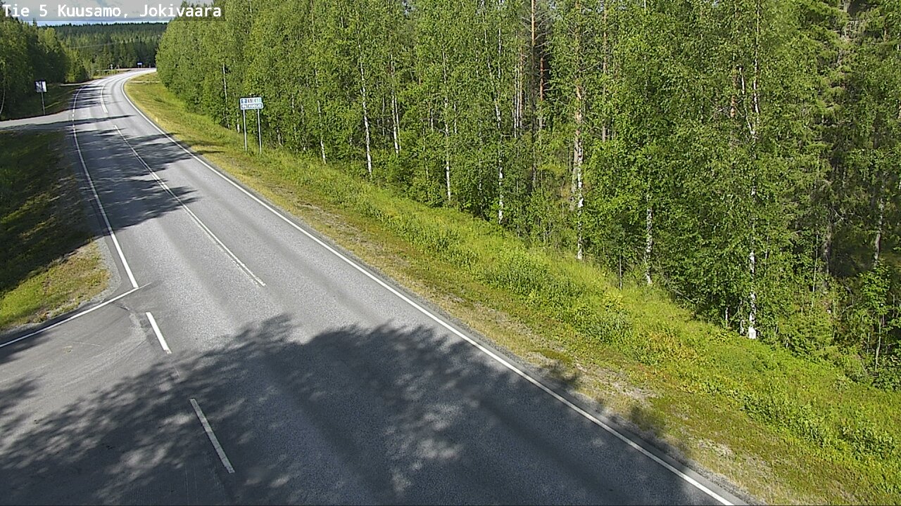 Kelikamerat Kuva Tie 5 Kuusamo, Jokivaara, Kuusamo, Pohjois-Pohjanmaa