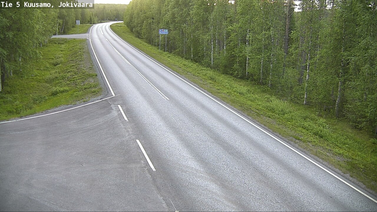 Kelikamerat Kuva Tie 5 Kuusamo, Jokivaara, Kuusamo, Pohjois-Pohjanmaa