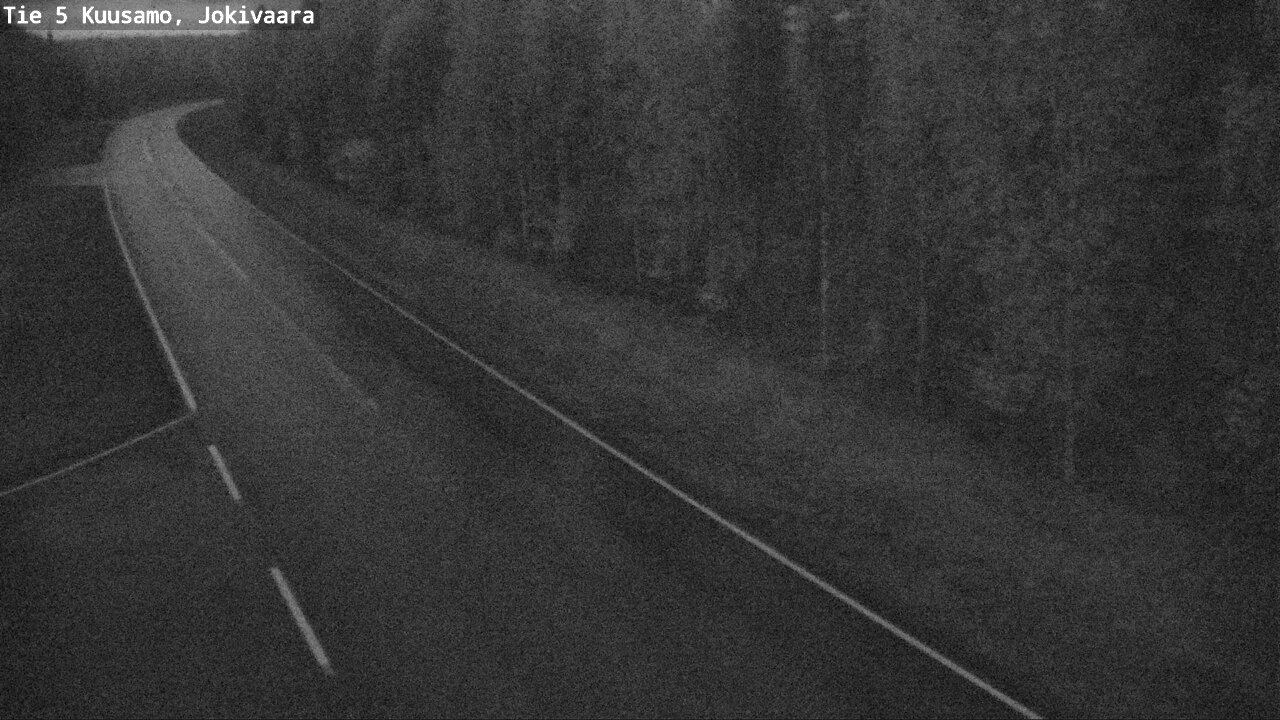 Weather Camera Image Road 5 Kuusamo, Jokivaara, Kuusamo, Pohjois-Pohjanmaa