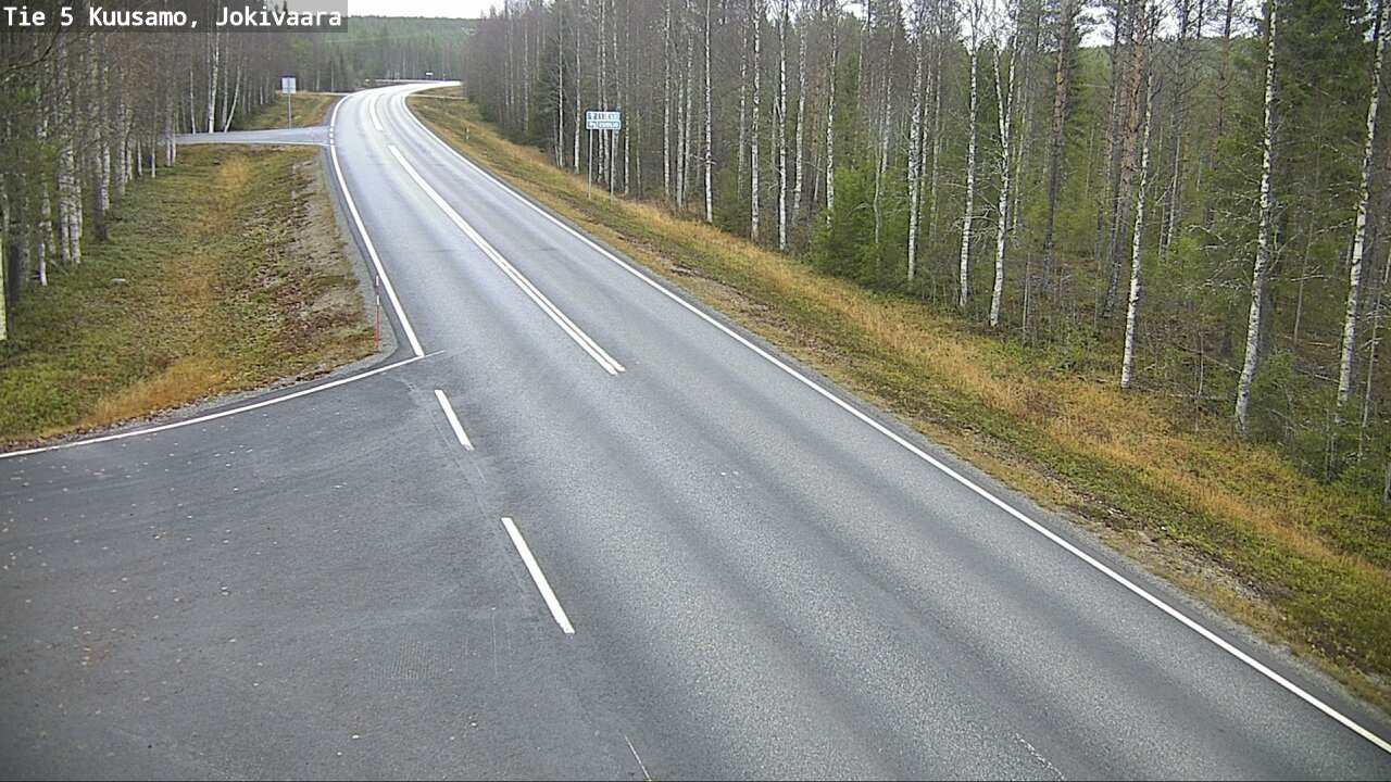 Kelikamerat Kuva Tie 5 Kuusamo, Jokivaara, Kuusamo, Pohjois-Pohjanmaa