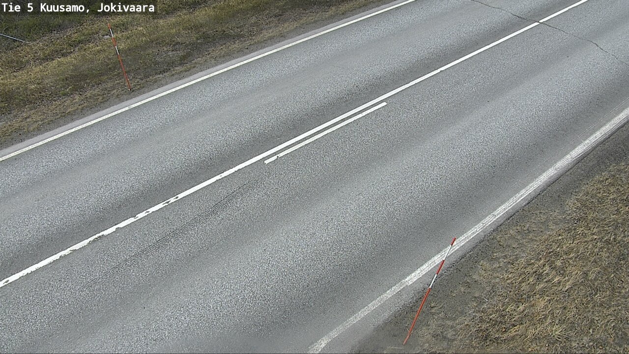 Weather Camera Image Road 5 Kuusamo, Jokivaara, Kuusamo, Pohjois-Pohjanmaa