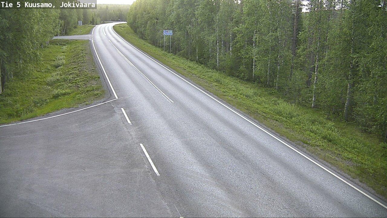 Kelikamerat Kuva Tie 5 Kuusamo, Jokivaara, Kuusamo, Pohjois-Pohjanmaa