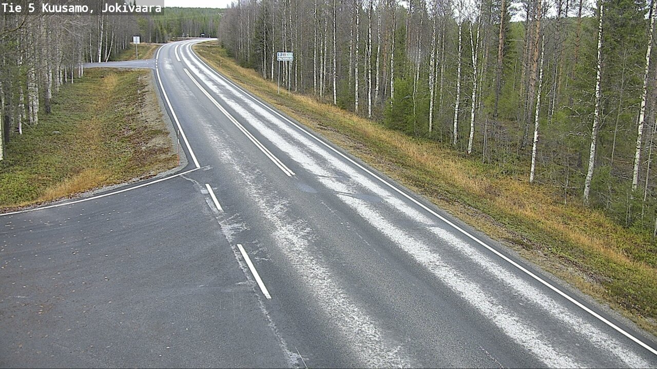 Kelikamerat Kuva Tie 5 Kuusamo, Jokivaara, Kuusamo, Pohjois-Pohjanmaa