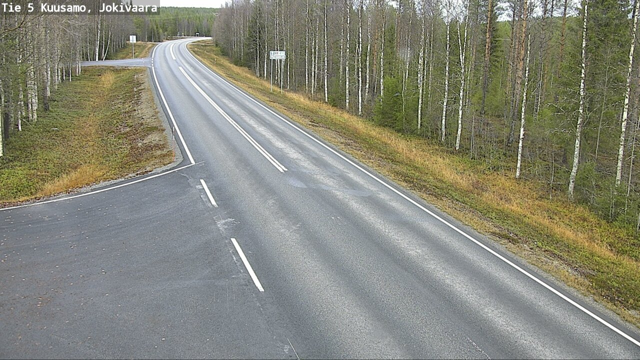 Kelikamerat Kuva Tie 5 Kuusamo, Jokivaara, Kuusamo, Pohjois-Pohjanmaa