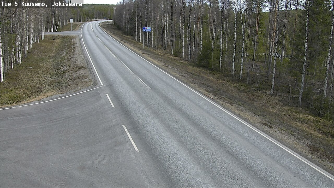 Kelikamerat Kuva Tie 5 Kuusamo, Jokivaara, Kuusamo, Pohjois-Pohjanmaa