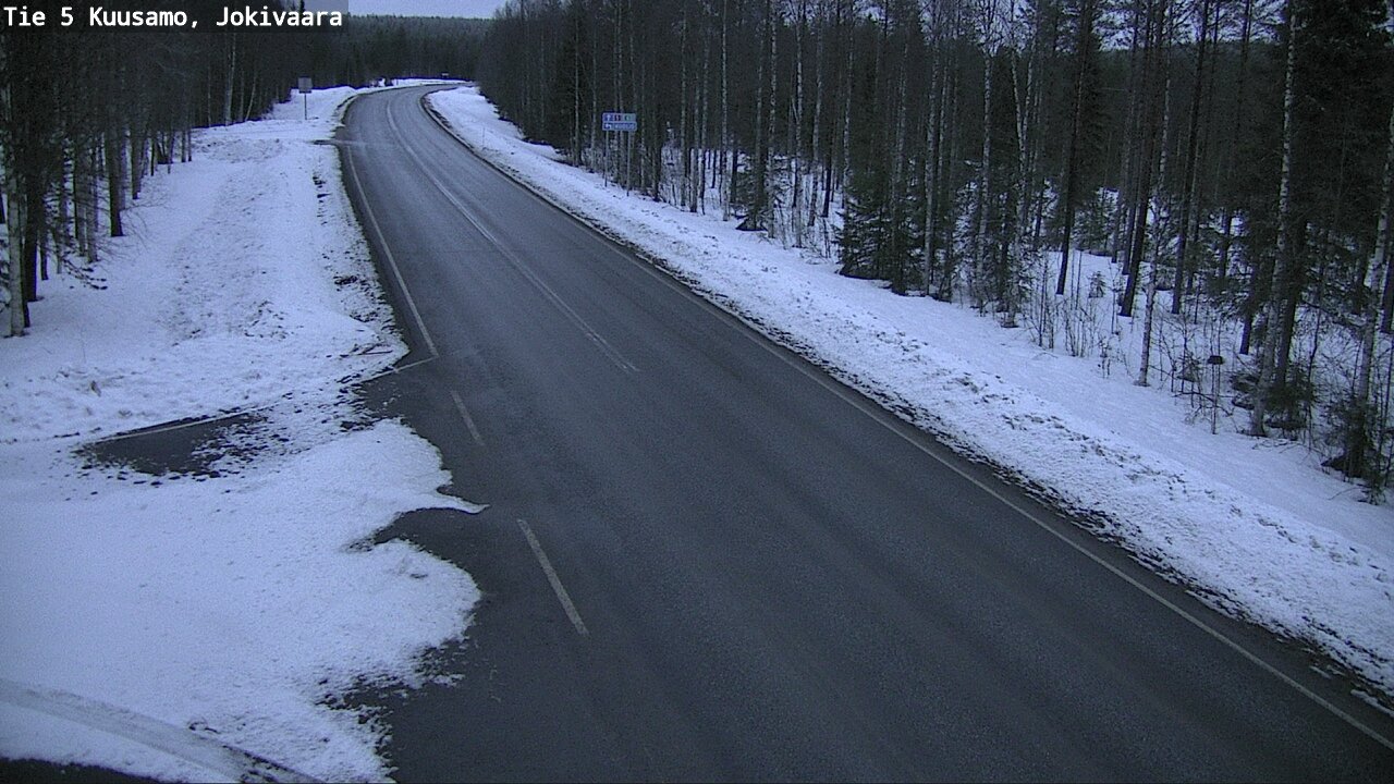 Kelikamerat Kuva Tie 5 Kuusamo, Jokivaara, Kuusamo, Pohjois-Pohjanmaa
