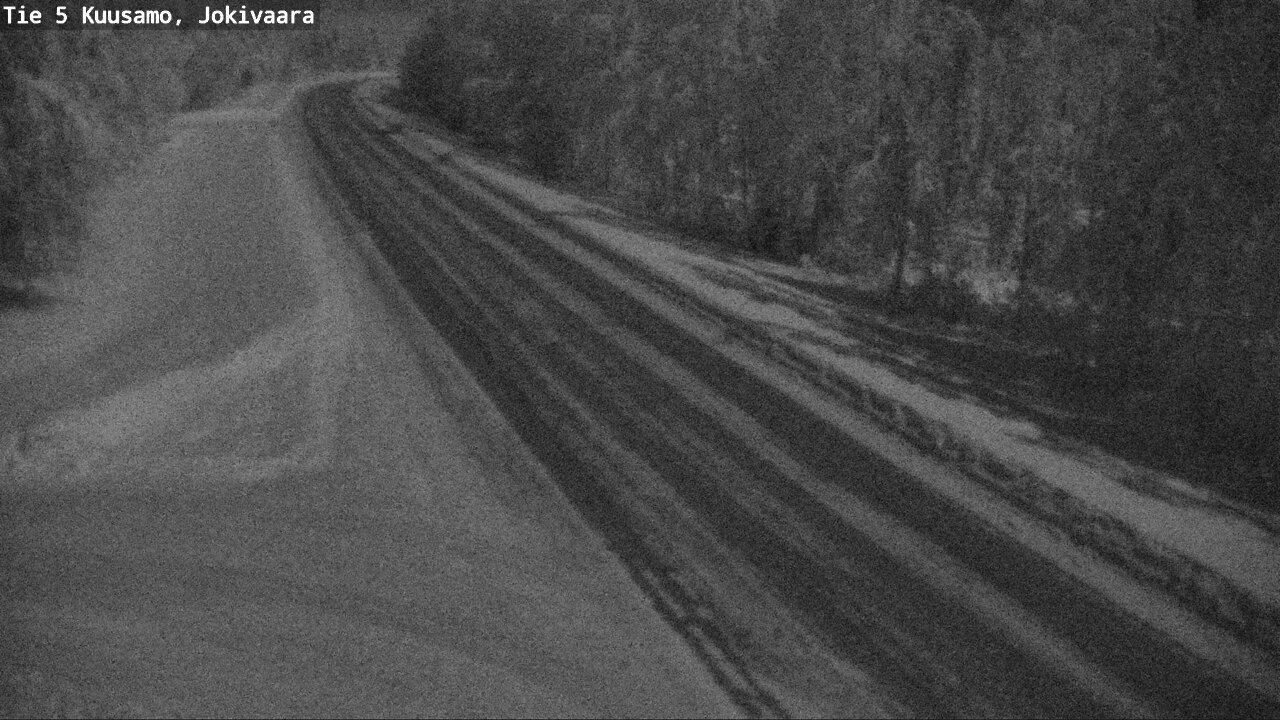 Weather Camera Image Road 5 Kuusamo, Jokivaara, Kuusamo, Pohjois-Pohjanmaa