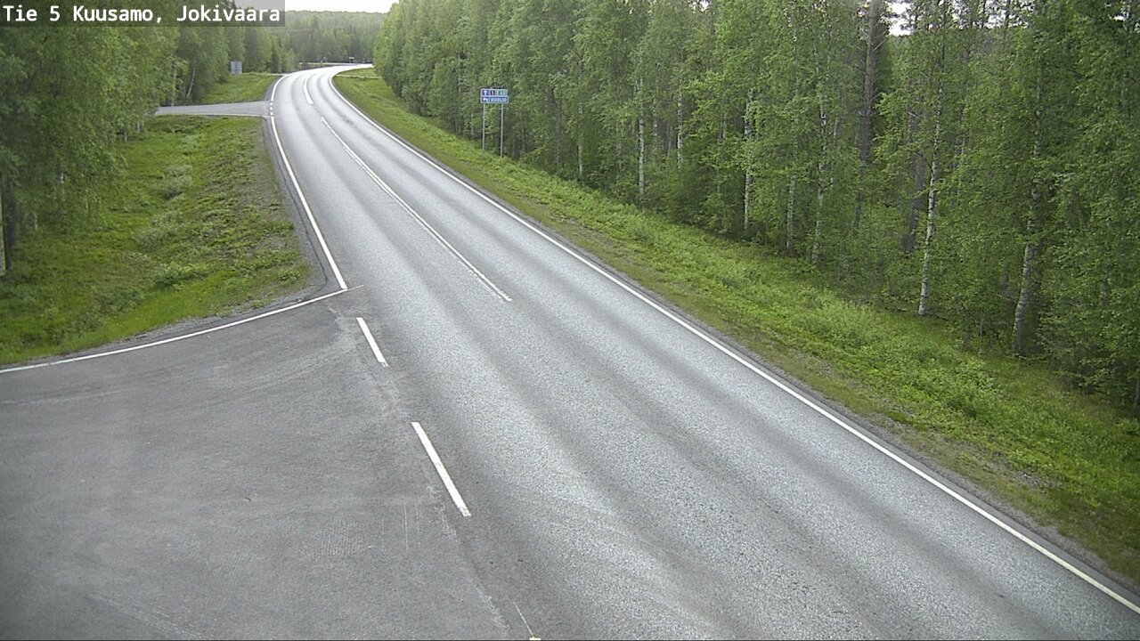 Kelikamerat Kuva Tie 5 Kuusamo, Jokivaara, Kuusamo, Pohjois-Pohjanmaa