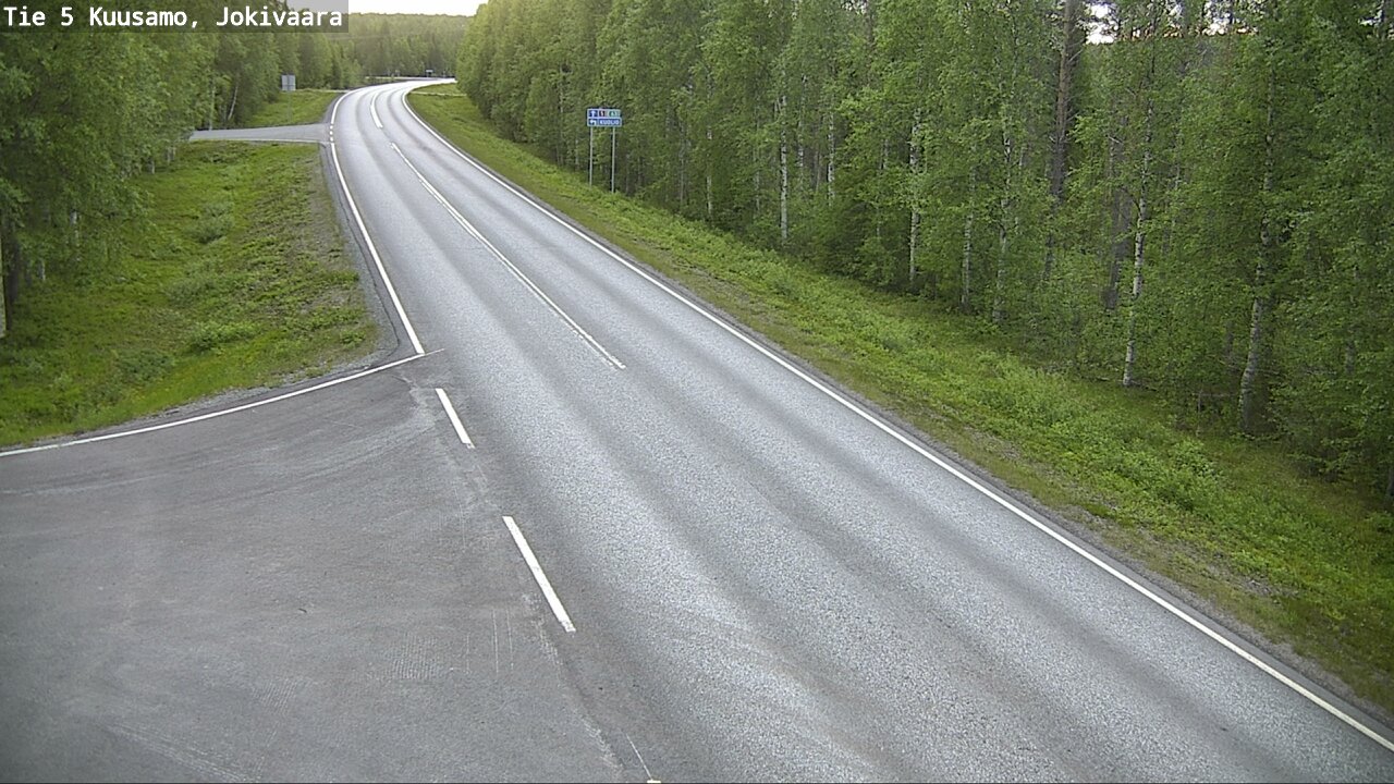 Kelikamerat Kuva Tie 5 Kuusamo, Jokivaara, Kuusamo, Pohjois-Pohjanmaa