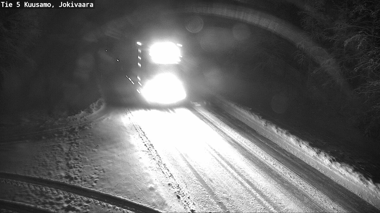 Weather Camera Image Väg 5 Kuusamo, Jokivaara, Kuusamo, Pohjois-Pohjanmaa